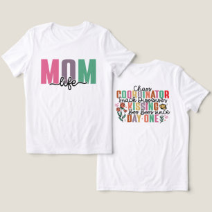 Funny Mum Life/Chaos Coordinator Tri-Blend Shirt