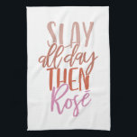 Funny Mum Life Wine Lover Girl Boss Pink Quote  Tea Towel<br><div class="desc">Funny Mum Life Wine Lover Girl Boss Pink Quote Kitchen Towel</div>