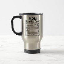 Funny Mum Nutrition Facts Mothers Day Gift
