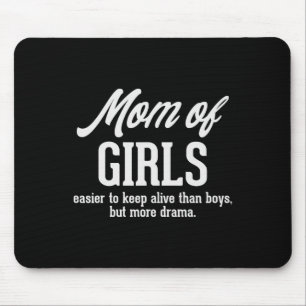 Funny Mum Of Girls Mothers Day Mummy Gift From Dau Mouse Pad