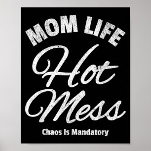Funny Mum Quote Motherhood Humour Sarcastic Poster