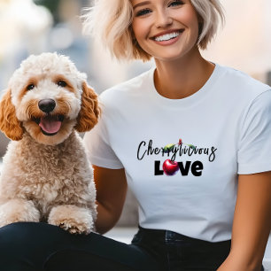 Funny mum red cherry vibe slogan mother day Tri-Blend shirt