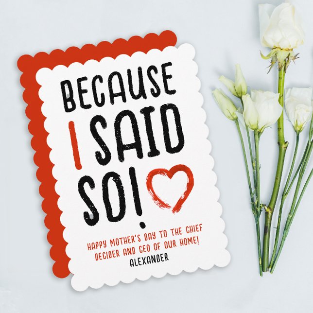 Funny Mum Saying Love Red White Black Typography (Creator Uploaded)