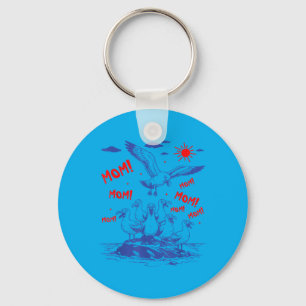Funny Mum Seagull Bird Chaotic Motherhood Mothers Key Ring