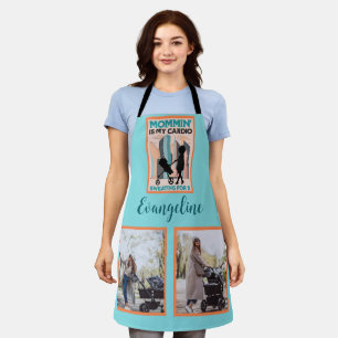 Funny Mum Stroller “Mommin’ is my Cardio” Photo Apron