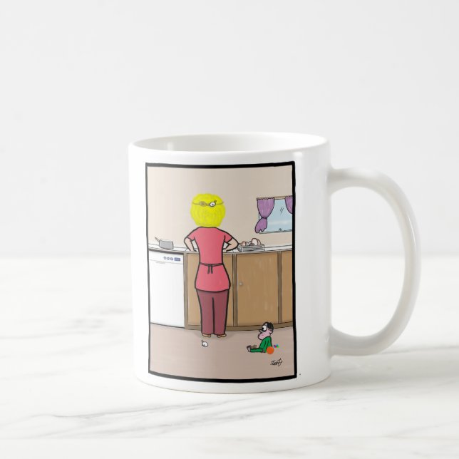 Funny Mum -The Jig Is Up Coffee Mug (Right)