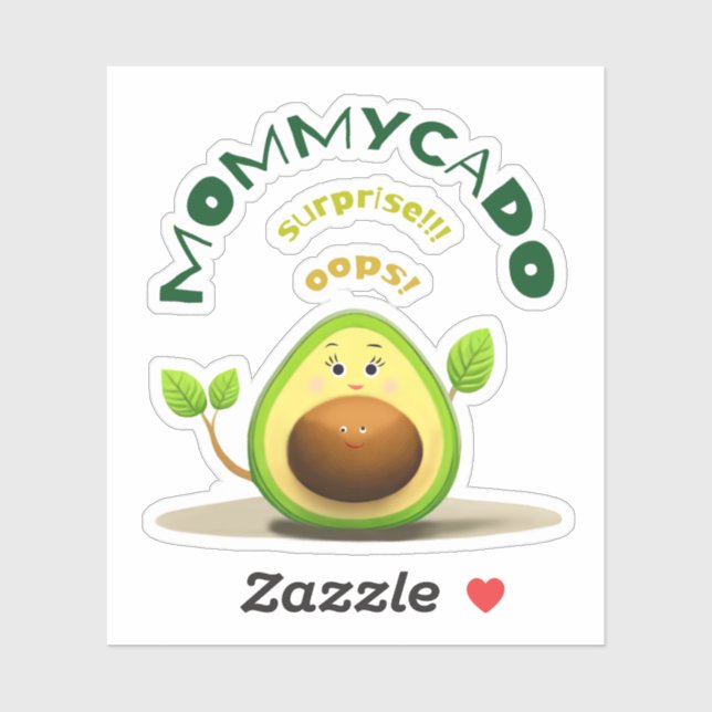 Funny mummy avocado (Sheet)