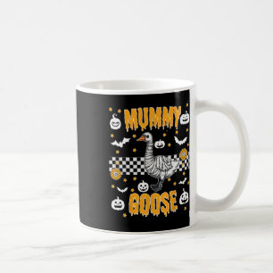 Funny Mummy Wrapped Goose Spooky Halloween Costume Coffee Mug