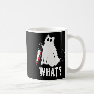 Funny Murder Cat Black Cat Murderous With Knife Ha Coffee Mug