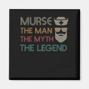 Funny Murse Male Nurse RN LPN CNA Magnet