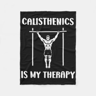Funny Muscu Streetworkout Sport Workout Simple Cal Fleece Blanket