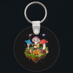 Funny Mushroom Hippie Camping Family Nighttime Cam Key Ring<br><div class="desc">Funny Mushroom Hippie Camping Family Nighttime Campfire Fun</div>