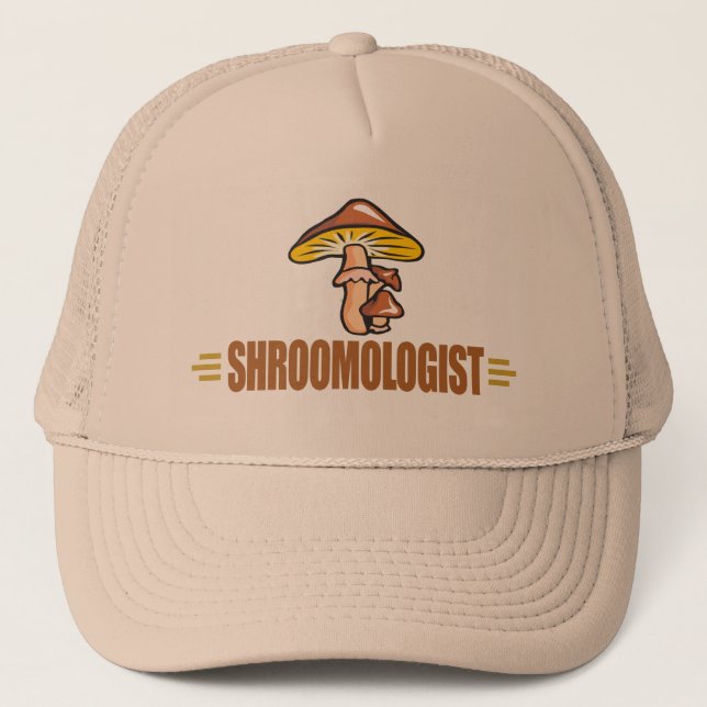 Funny Mushroom Trucker Hat (Front)