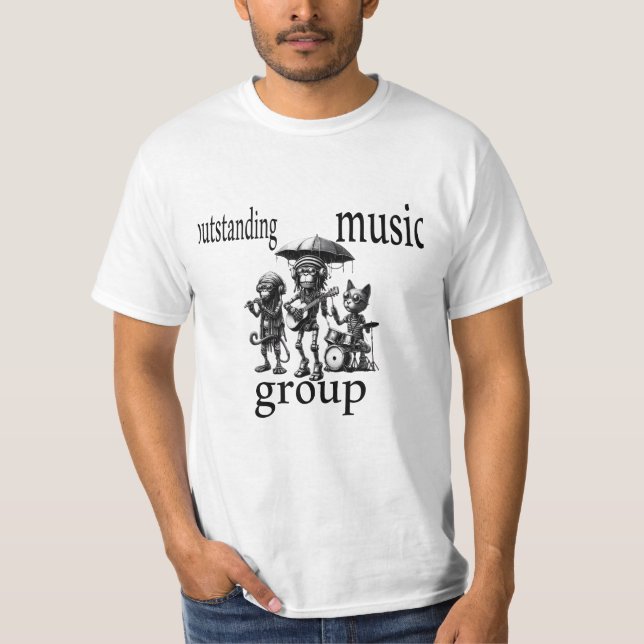 funny music group T-Shirt (Front)