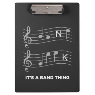 Funny Music - It's A Band Thing Clipboard