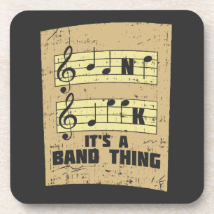 Funny Music - It's A Band Thing Coaster
