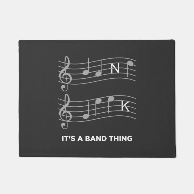 Funny Music - It's A Band Thing Doormat (Front)