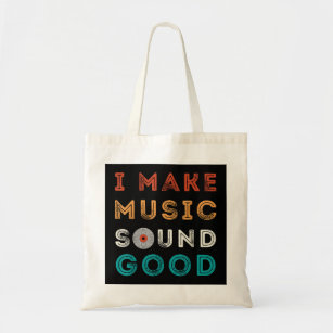 Funny Music Producer Gift Audio Recording Engineer Tote Bag