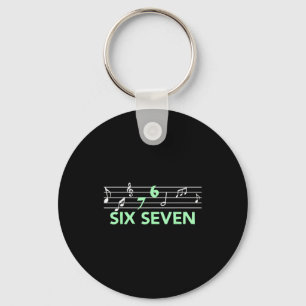 Funny Musical 67 Music Meme Slang Six Seven Music  Key Ring
