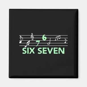 Funny Musical 67 Music Meme Slang Six Seven Music Magnet