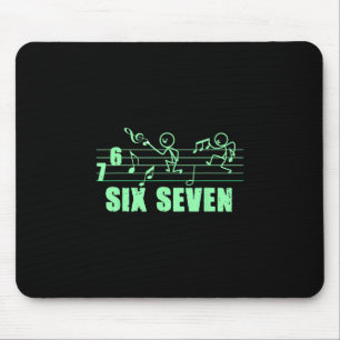 Funny Musical 67 Music Meme Slang Six Seven Music Mouse Pad