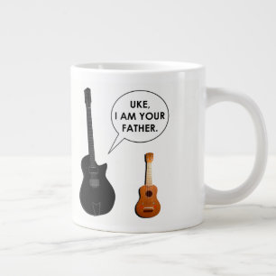 Funny Musician Cartoon Large Coffee Mug
