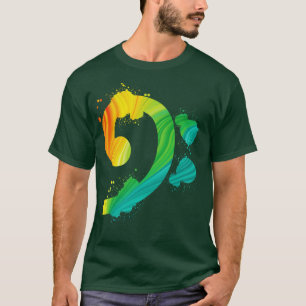Funny Musician Gift Bass Clef T-Shirt