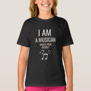 Funny Musician Quote Music Notes Humour T-Shirt