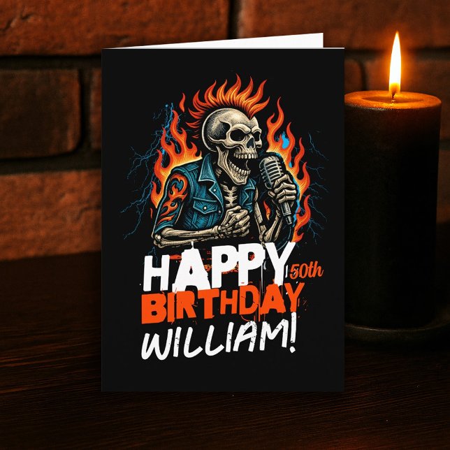 Funny Musicians Birthday Card for Vocalist (Creator Uploaded)