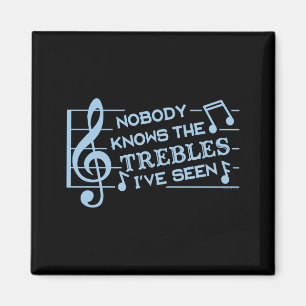 Funny Musicians Treble Joke Pun Music Teachers 2 Magnet