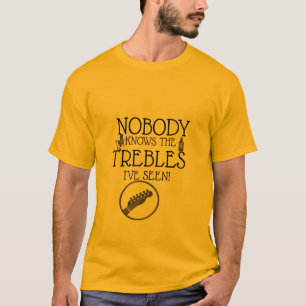 Funny Musicians Treble Joke Pun Music Teachers T T-Shirt