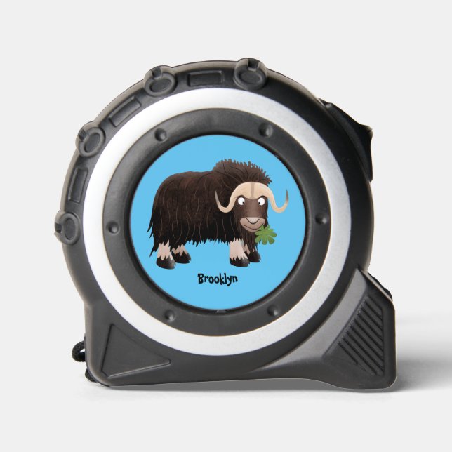 Funny musk ox cartoon illustration 1 (Front)