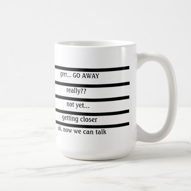 Funny, must have coffee before we talk CUSTOMIZE Coffee Mug (Right)