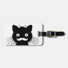 FUNNY MUSTACHE, BLACK CAT