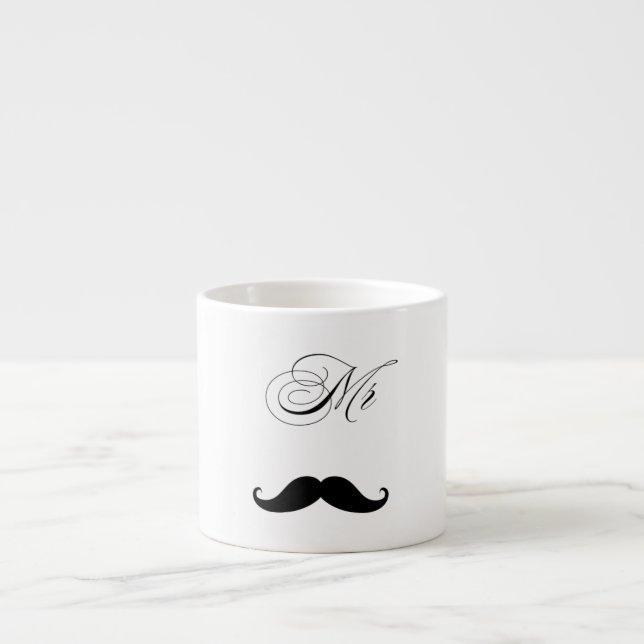 Funny Mustache Valentine Mug (Front)