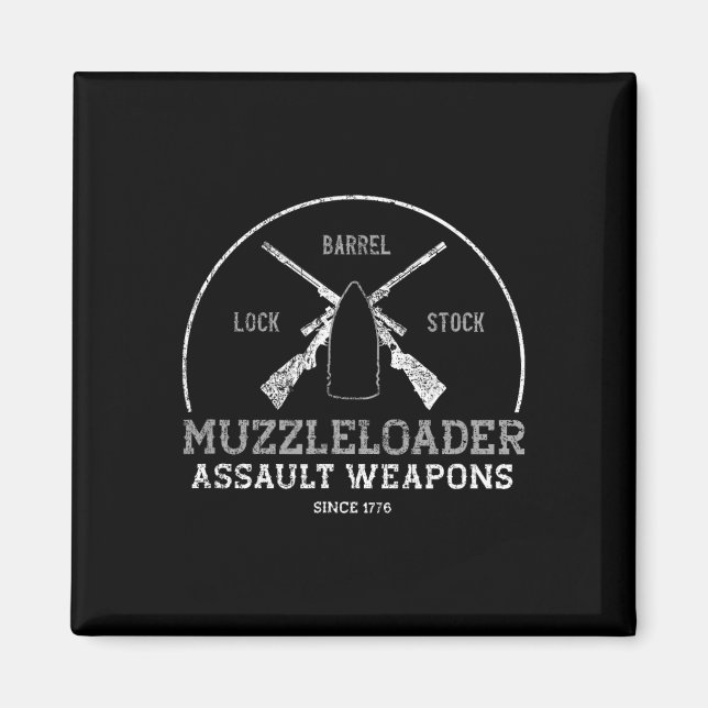 Funny Muzzleloader Accessories Long Range Rifle Sh Magnet (Front)