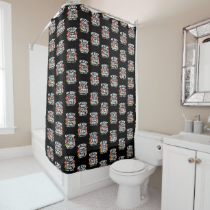 Funny My Body Count Includes Farm Animals Shower Curtain