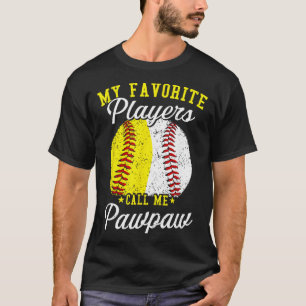 Funny My Favorite Sell Softll Player Calls Me Pawp T-Shirt