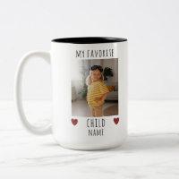 Funny My Favourite Child 2 Photo & Name Custom