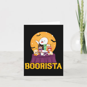 Funny My Favourite Spirit Is Tequila Boo Ghost Hal Card
