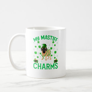 Funny My Mastiff Is My Lucky Charms Mastiff St Pat Coffee Mug