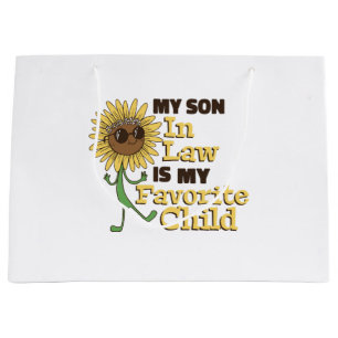 Funny My Son In Law Is My Favourite Child Family M Large Gift Bag