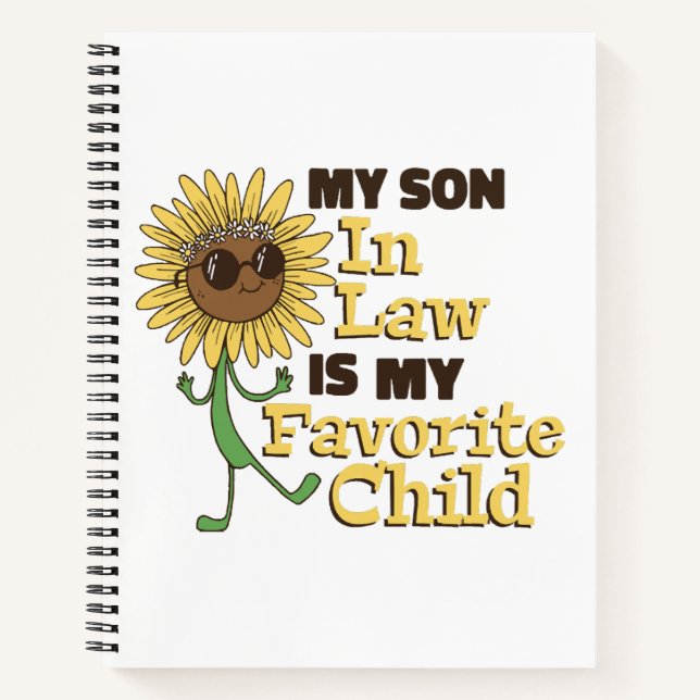 Funny My Son In Law Is My Favourite Child Family M Notebook (Front)