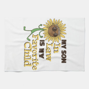 Funny My Son In Law Is My Favourite Child Family M Tea Towel