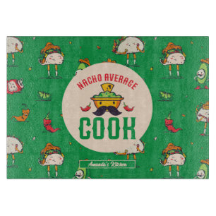 Funny Nacho Average Cook Mexico Cinco De Mayo Cutting Board