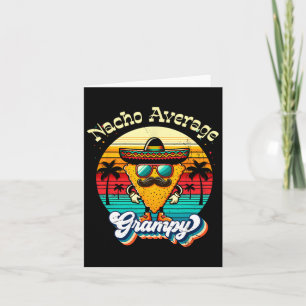 Funny Nacho Average Grampy Grandpa Cinco De Mayo M Card