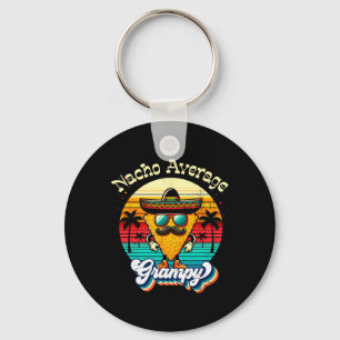 Funny Nacho Average Grampy Grandpa Cinco De Mayo M Key Ring
