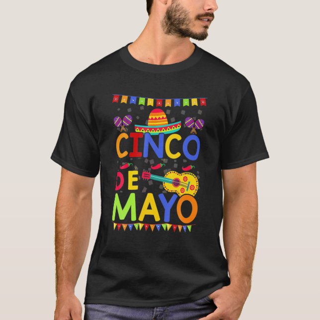 Funny Nacho Average Uncle Cinco De Mayo Mexican T-Shirt (Front)