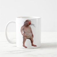 Funny nak"ed Mole Rat - Perfect for Animal