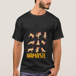 Funny Namaste Christmas gift reindeer yoga t Tank 